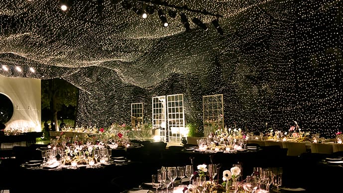 Sky Light o Sky Star, Entelado decorativo, con luces calidas